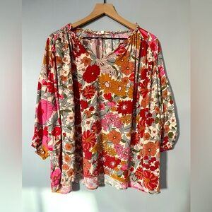 Entro Floral Boho Top